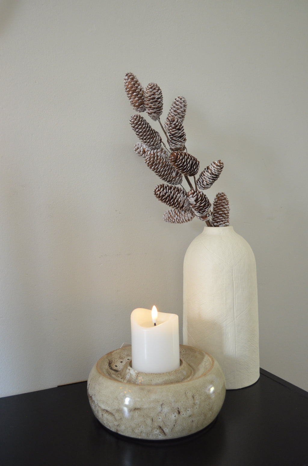 Kunsttak Dennenappels